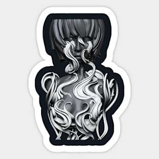 lunar fluid Sticker